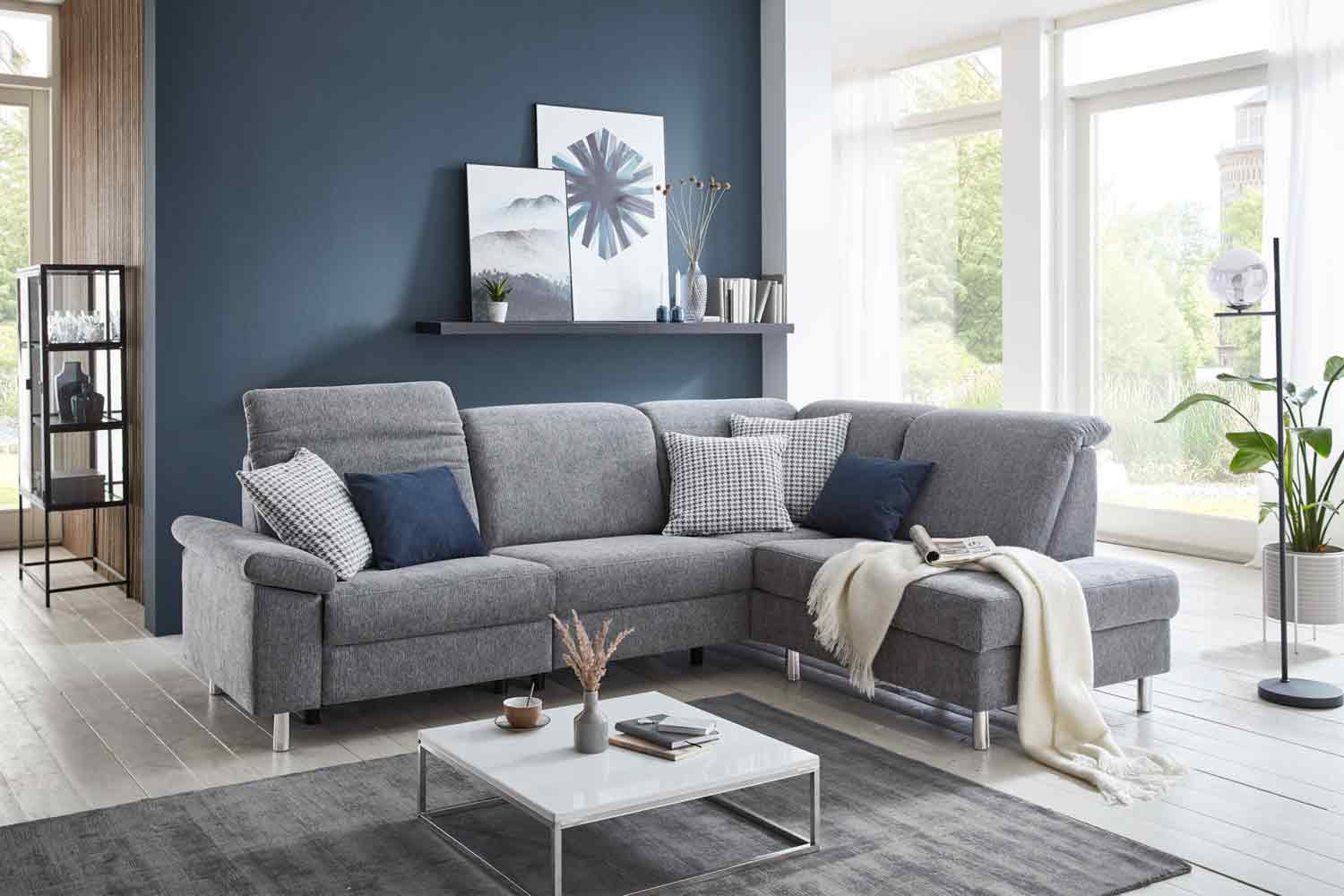 Stoff Ecksofa L-Form 