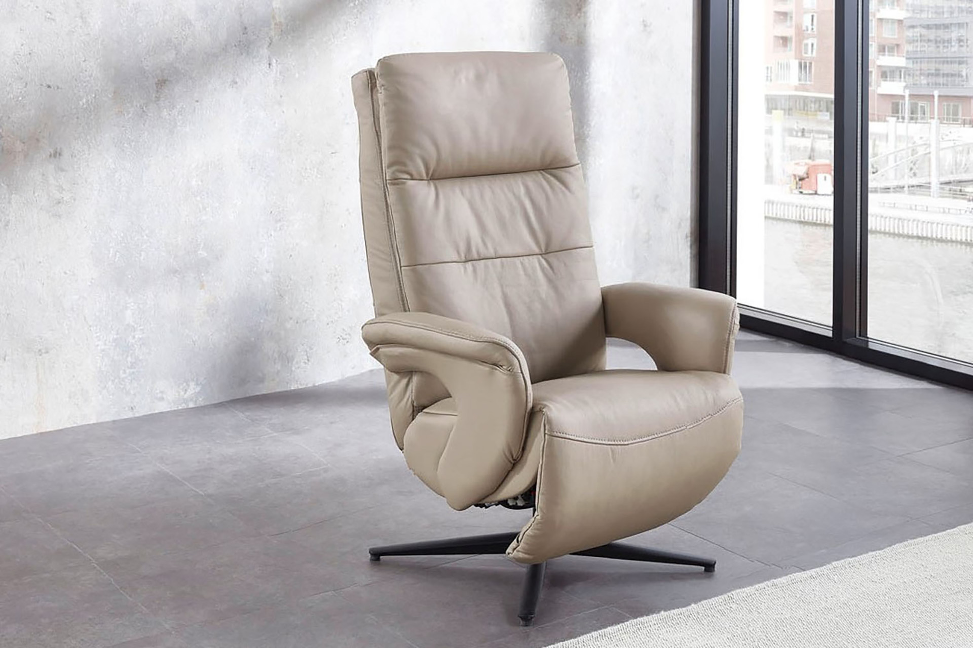 Echt Leder Relaxsessel Peru (mit 2 Motoren) Echt Leder Relaxsessel Peru (mit 2 Motoren)