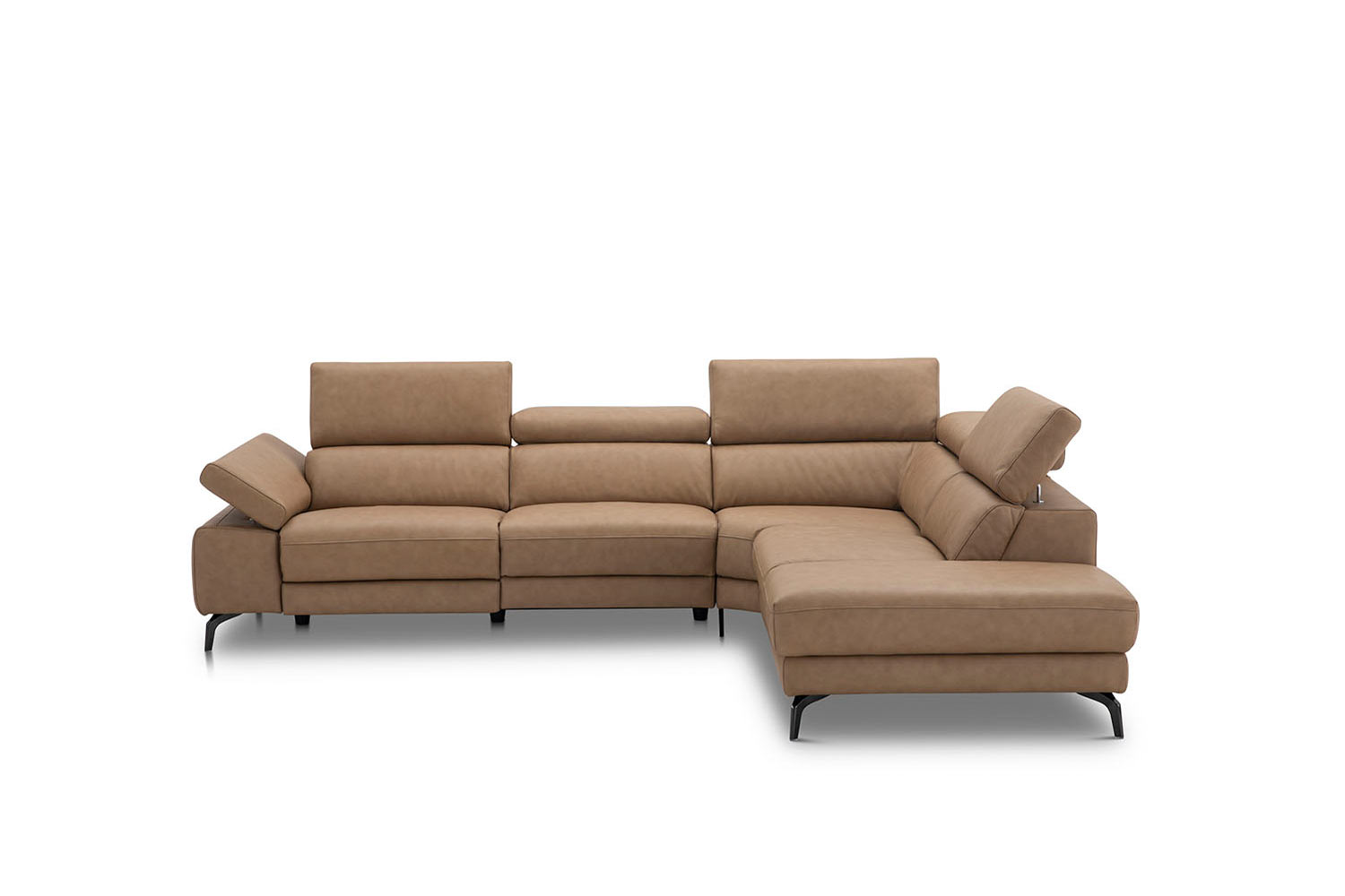 Ecksofa inkl. vielen Funktionen in Leder