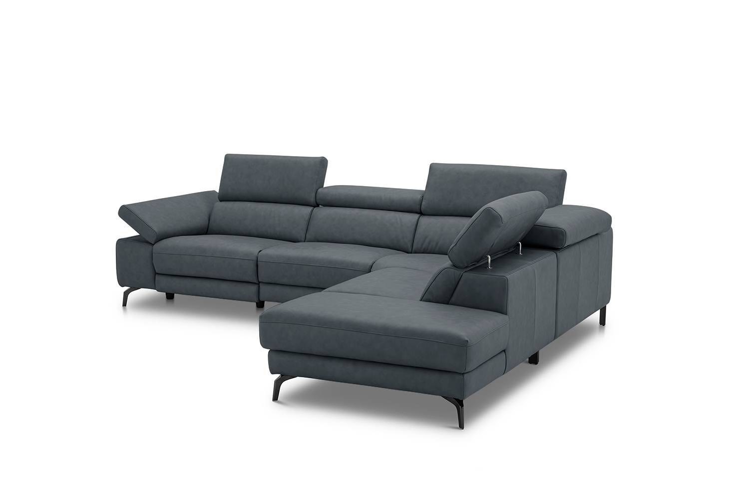 Ecksofa inkl. vielen Funktionen in Leder