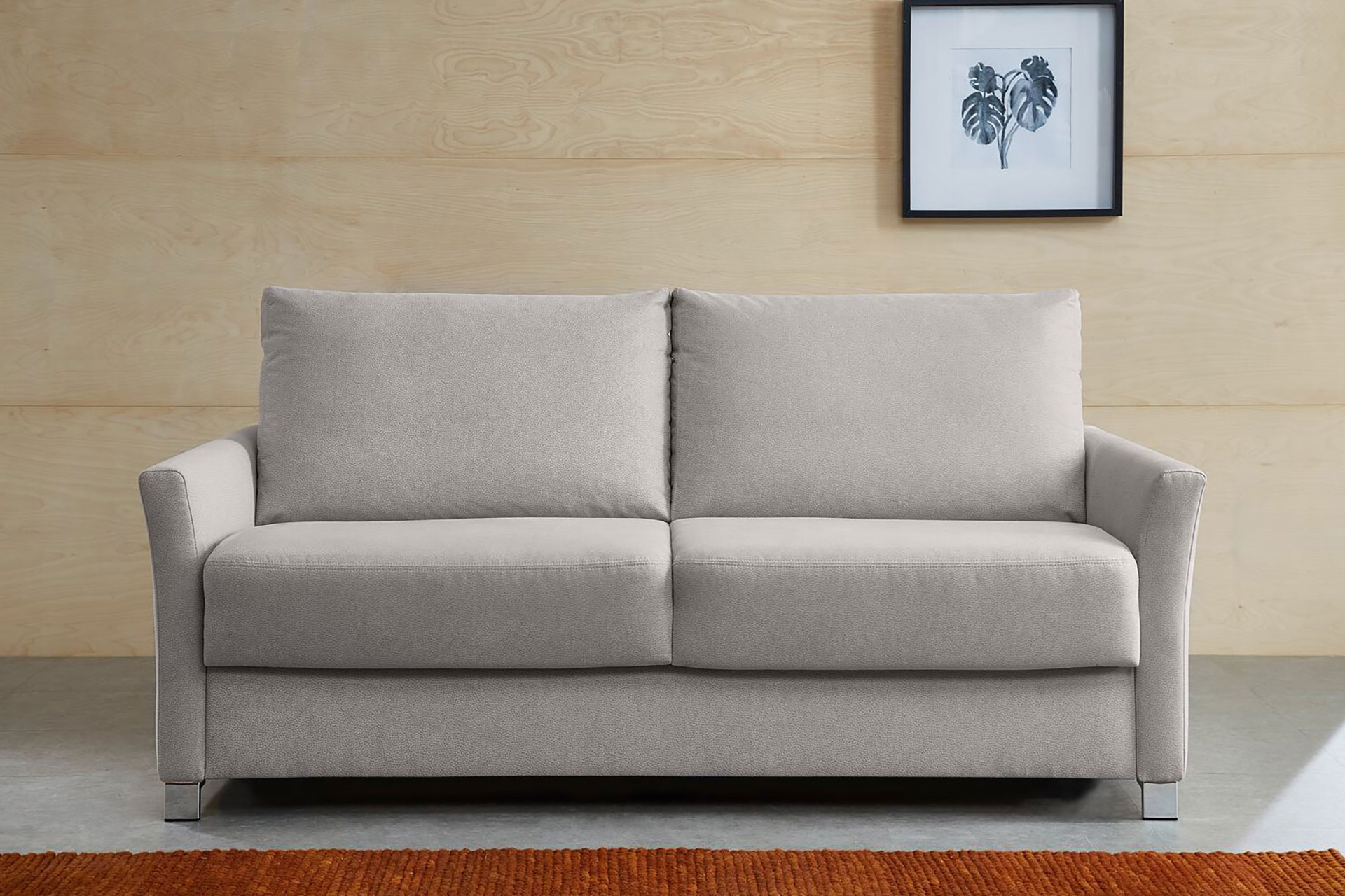 Bali Stoff Schlafsofa mit Matratze