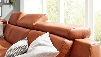 Leder Ecksofa Interliving 4060 mit 3 Motoren und Herz-Waage-Funktion