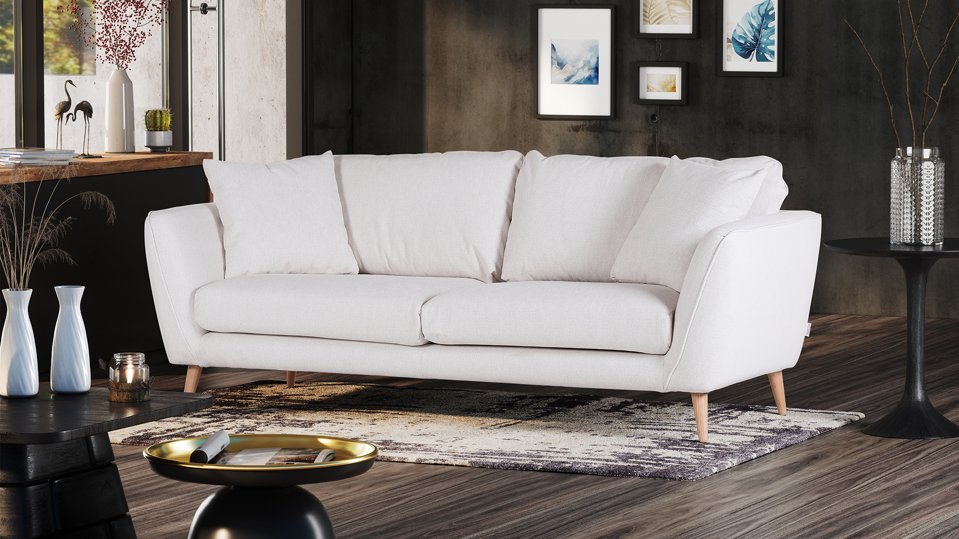 Ginger Moon Big Sofa Kaschmir in Stoff Ginger Moon Big Sofa Kaschmir in Stoff-0310Kaschmir00WW