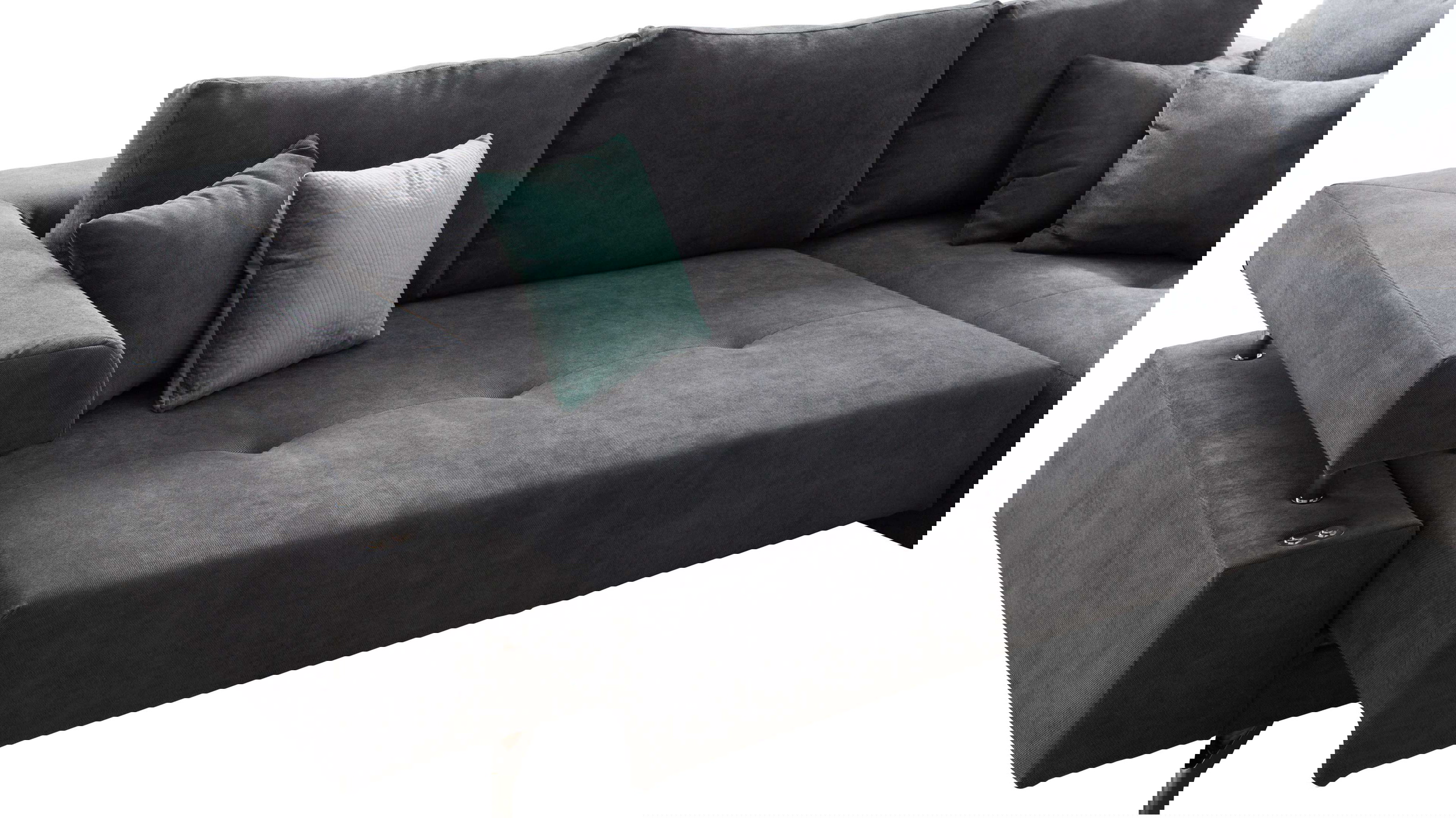 Ecksofa Dream mit motorischer Sitztiefenverstellung in Stoff-06460128WW