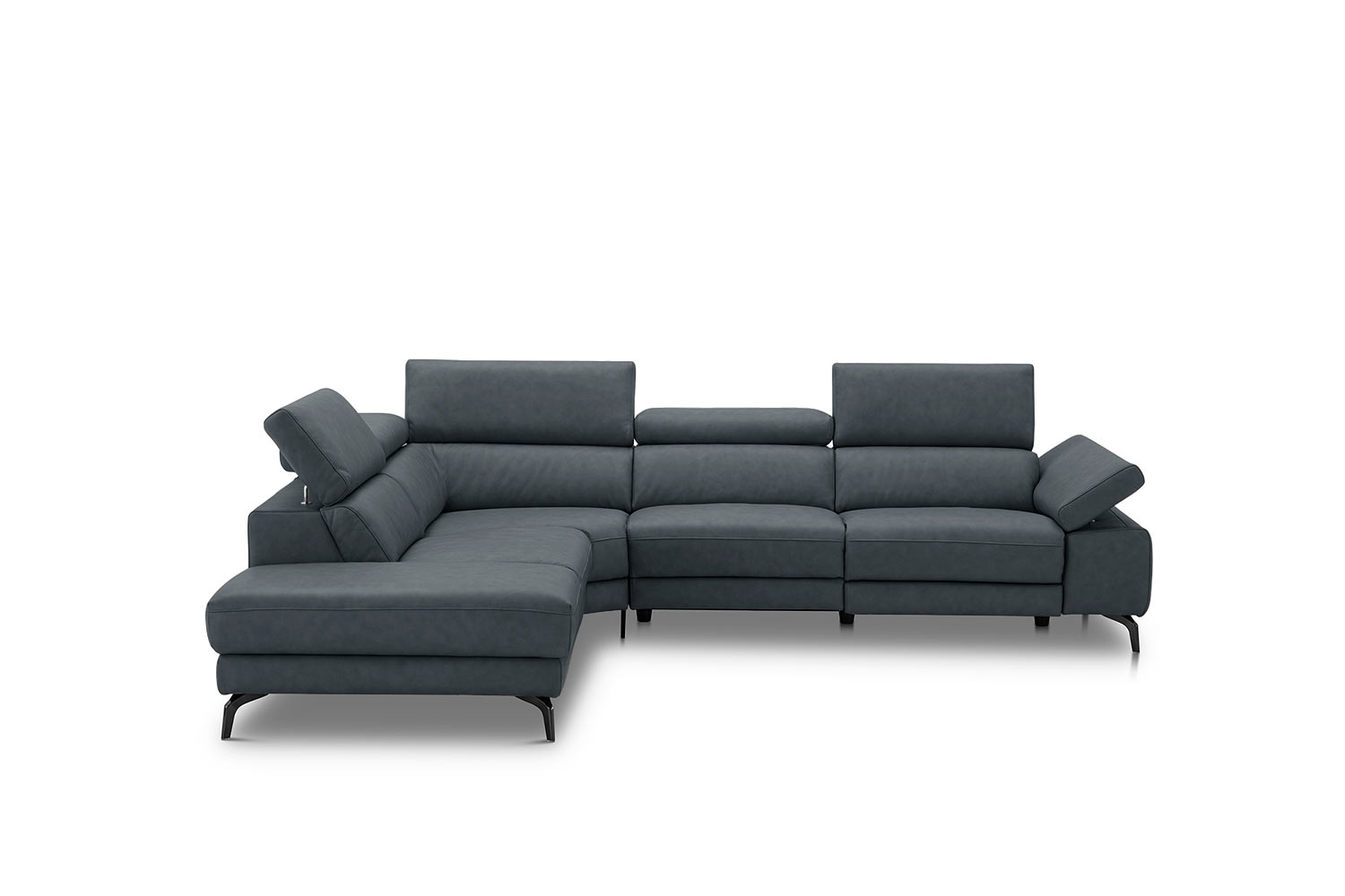 Ecksofa inkl. vielen Funktionen in Leder