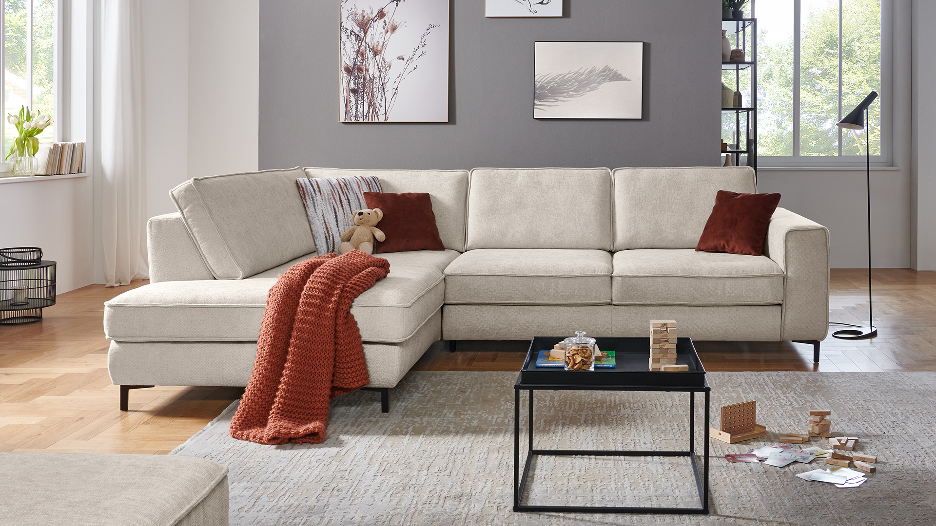 Modulmaster Ecksofa MM-MP 1201 in Stoff Modulmaster Ecksofa MM-MP 1201 in Stoff