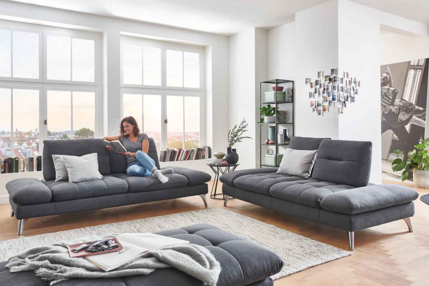 Sofa-Kombination Liverpool inkl. Schwenkrücken