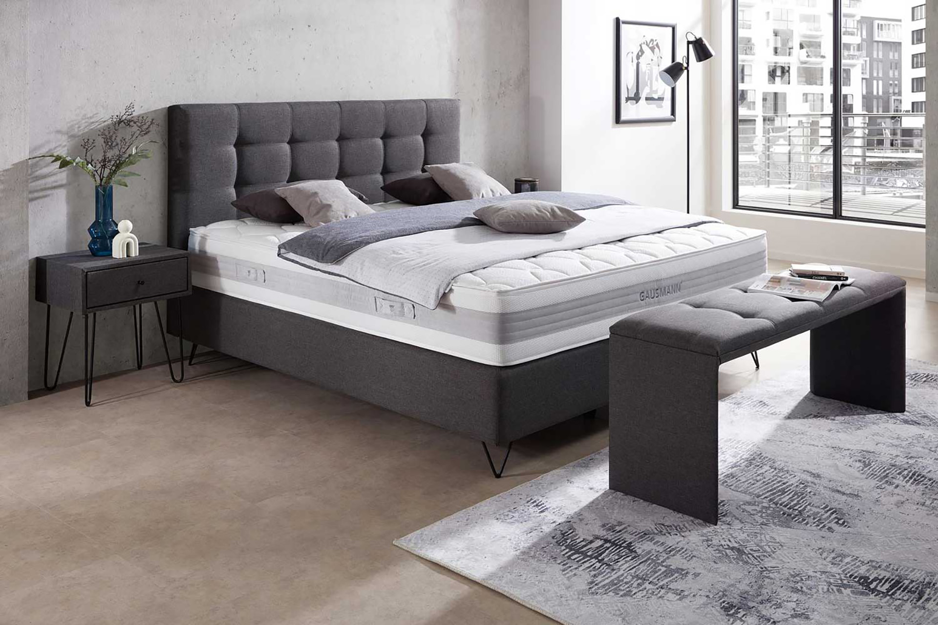 Gausmann Boxspringbett Zensoo 180x200cm inkl. Wendematratze
