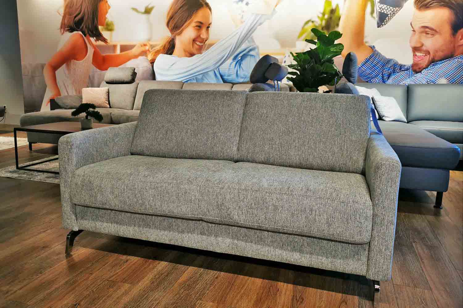 Einzelsofa 2-Sitzig in Stoff