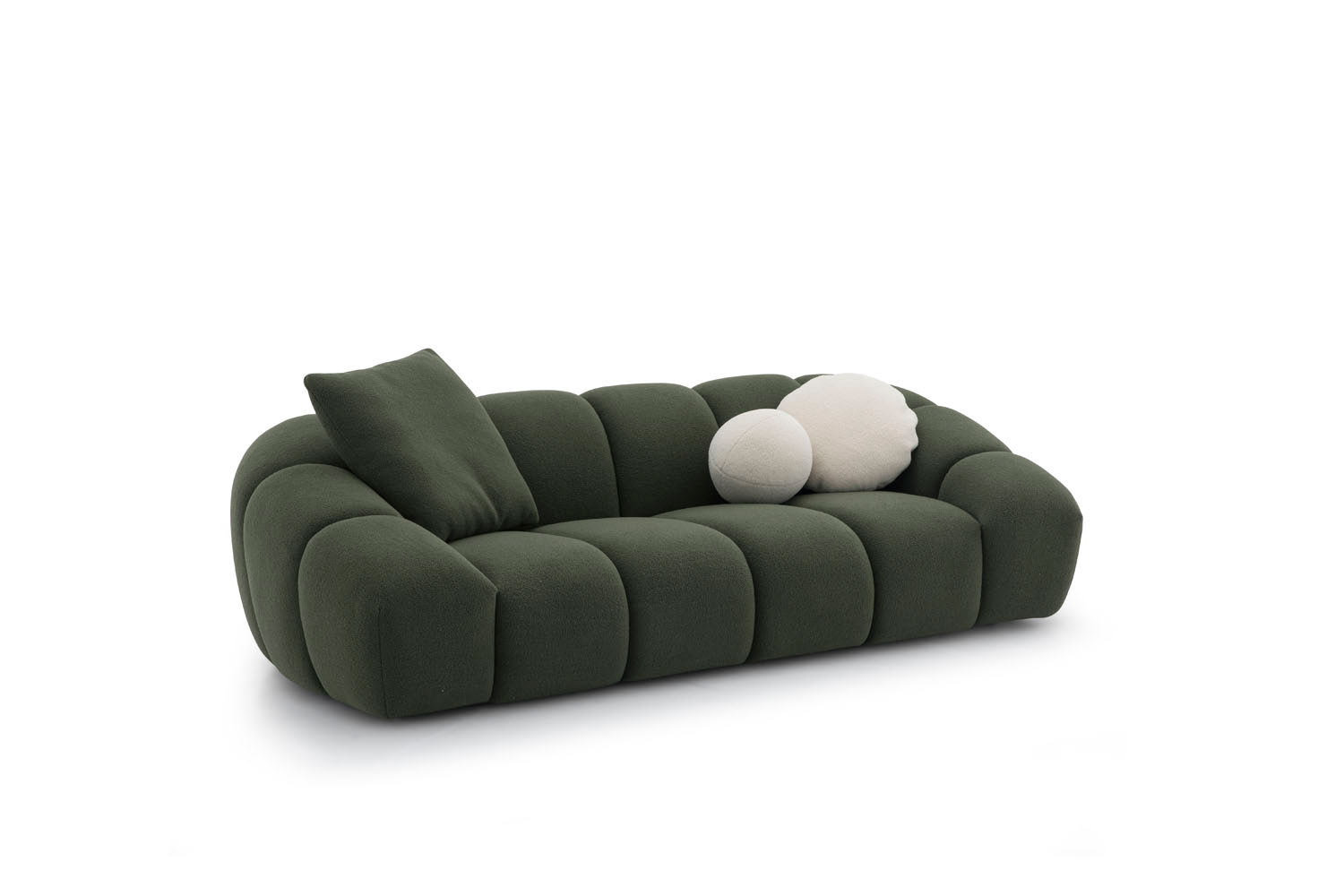 CAMPO DE´FIORI Marcello Designer Sofa 2-Sitzer in Stoff