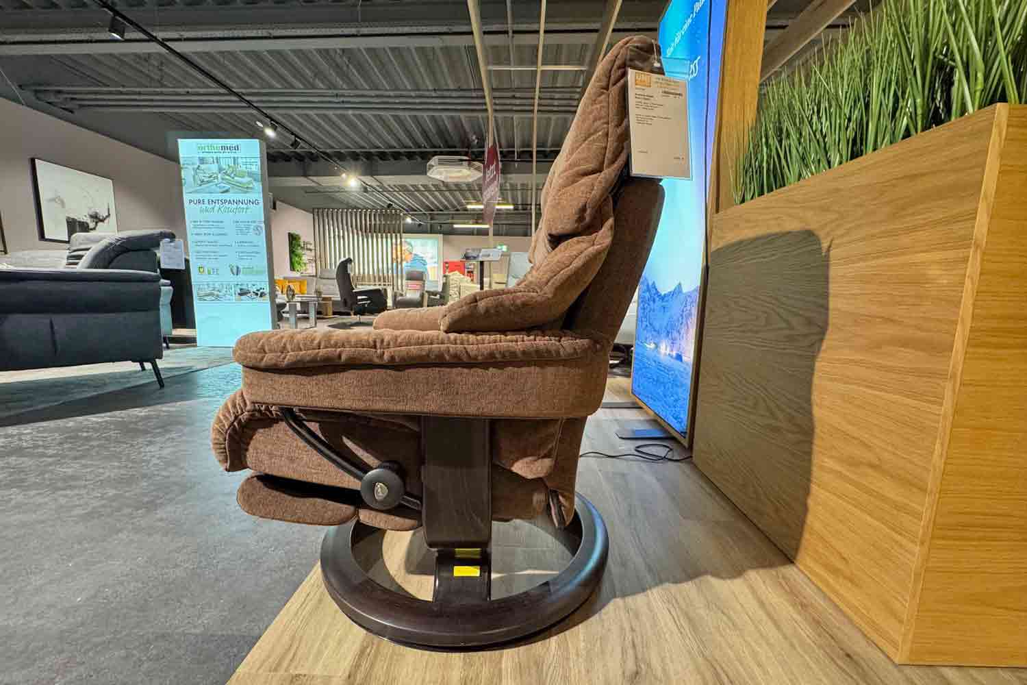 Stressless Sessel Reno L mit motorischer Relaxfunktion und Akku in Stoff