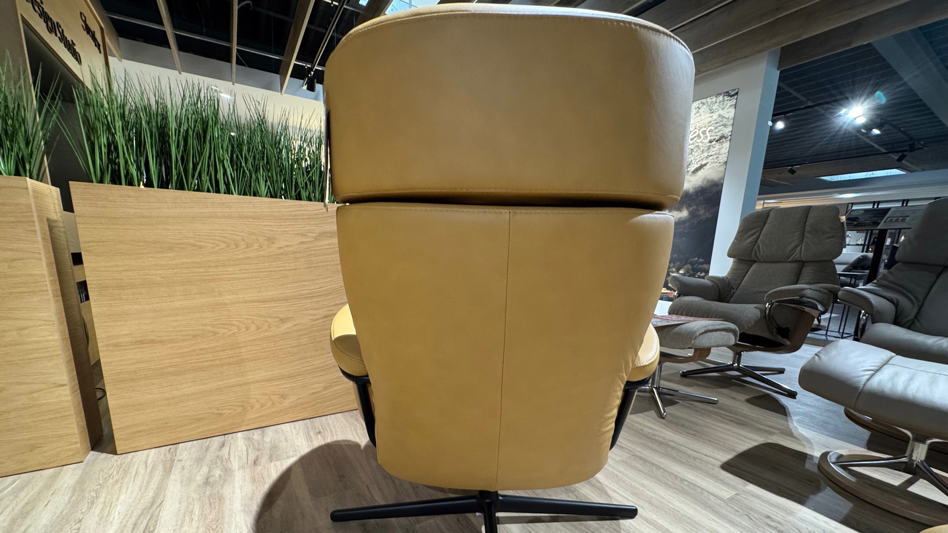 Stressless Sessel Rome inkl. Hocker in Leder 