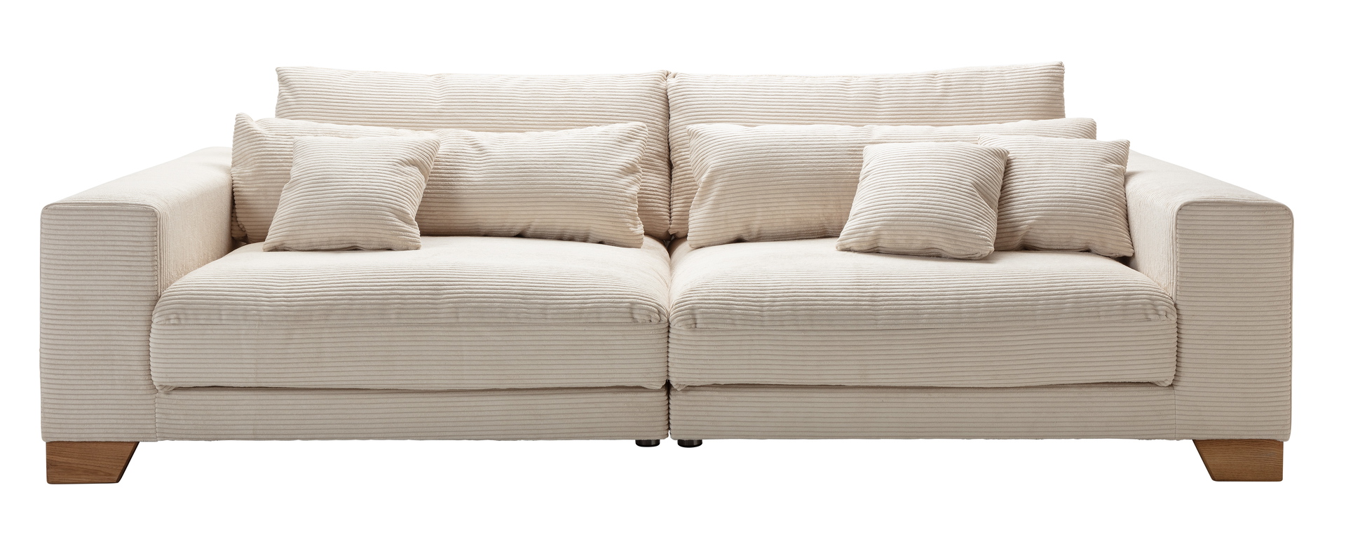 Big Sofa Play inkl. Kissen in Trendstoff Cord