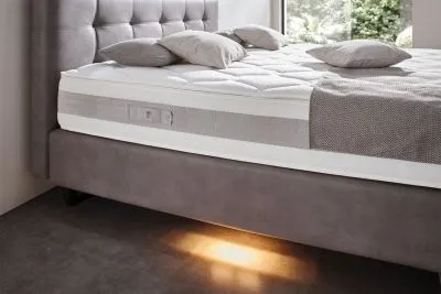 Boxspringbett Zensoo Bright 180x200cm mit Wendematratze 