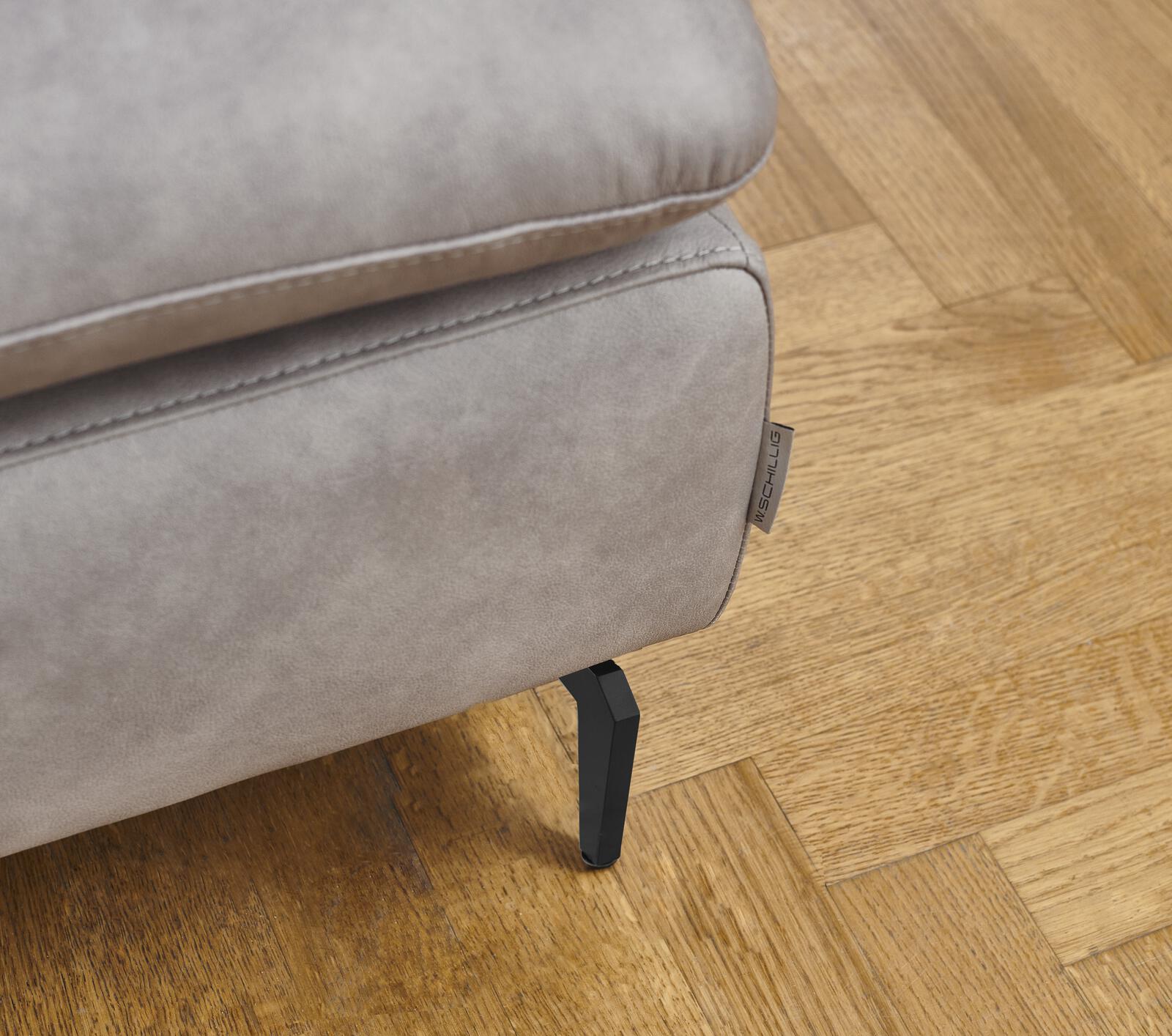 Ecksofa Lavina mit Funktion in Leder