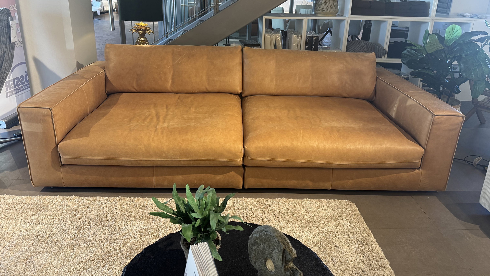 Big Sofa inkl. Kissen in Vintage Leder -0531007902-36WW-A