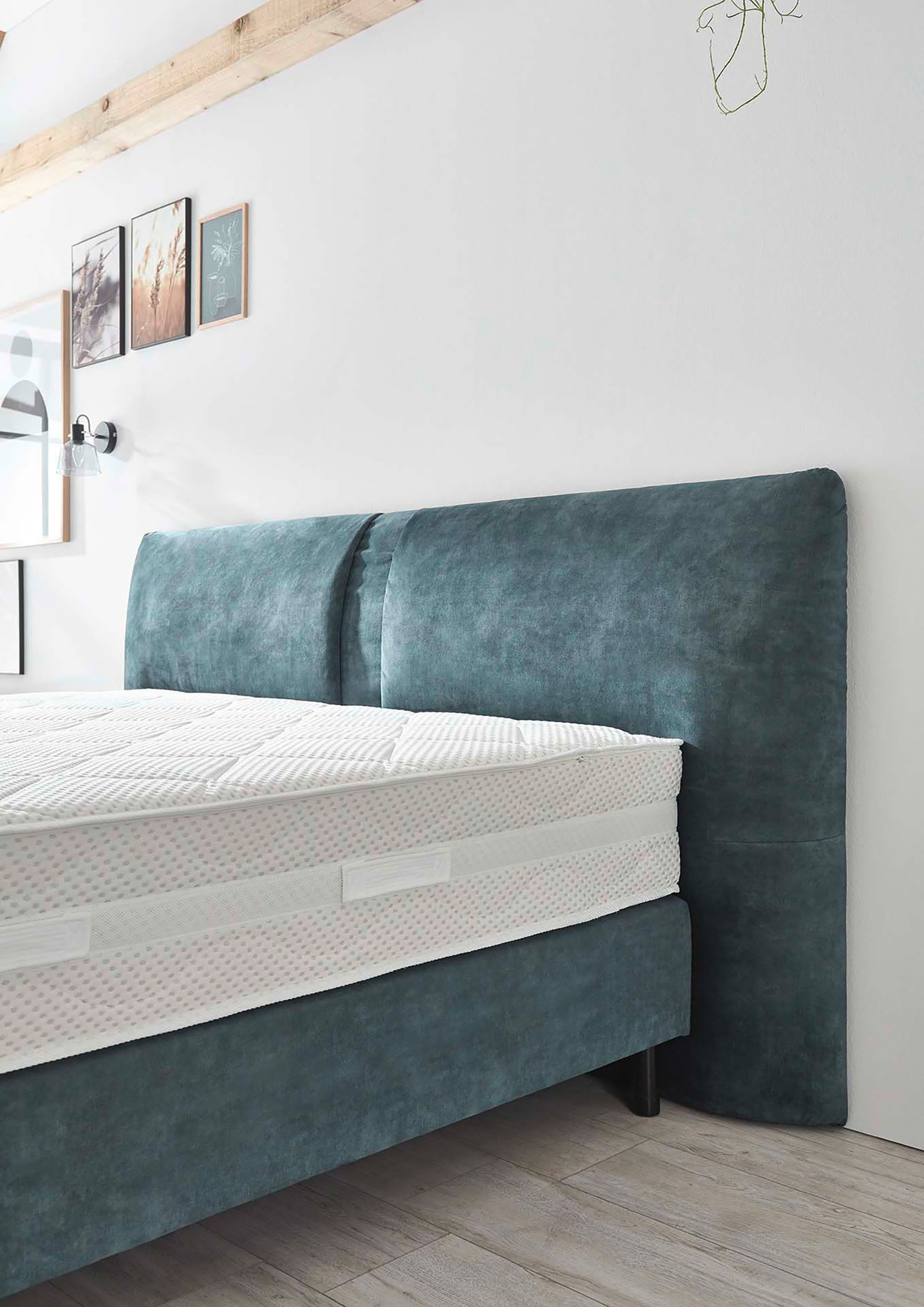 Boxspringbett 180x200cm Farbe Petrol
