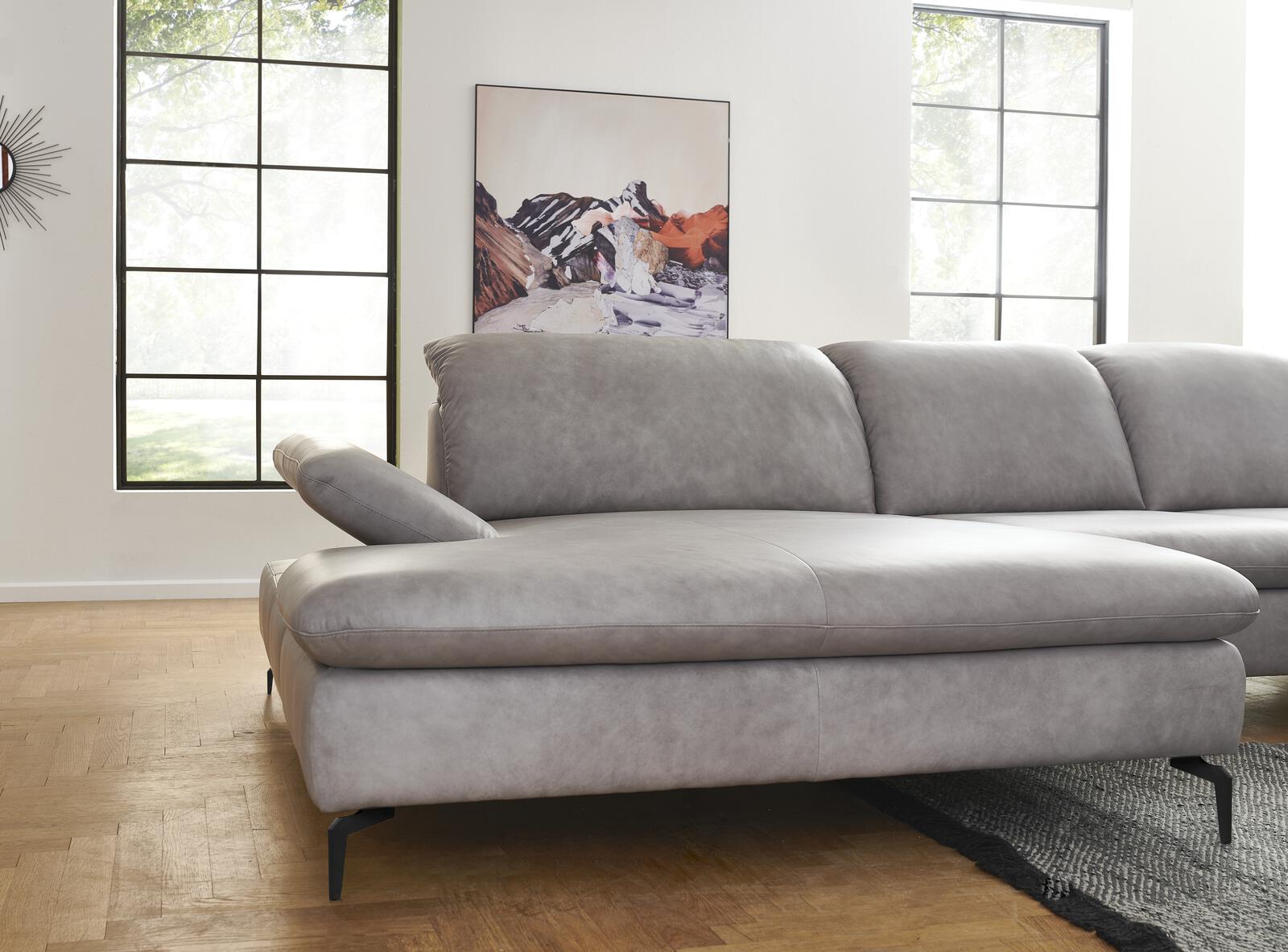 Ecksofa Lavina mit Funktion in Leder Ecksofa Lavina mit Funktion in Leder