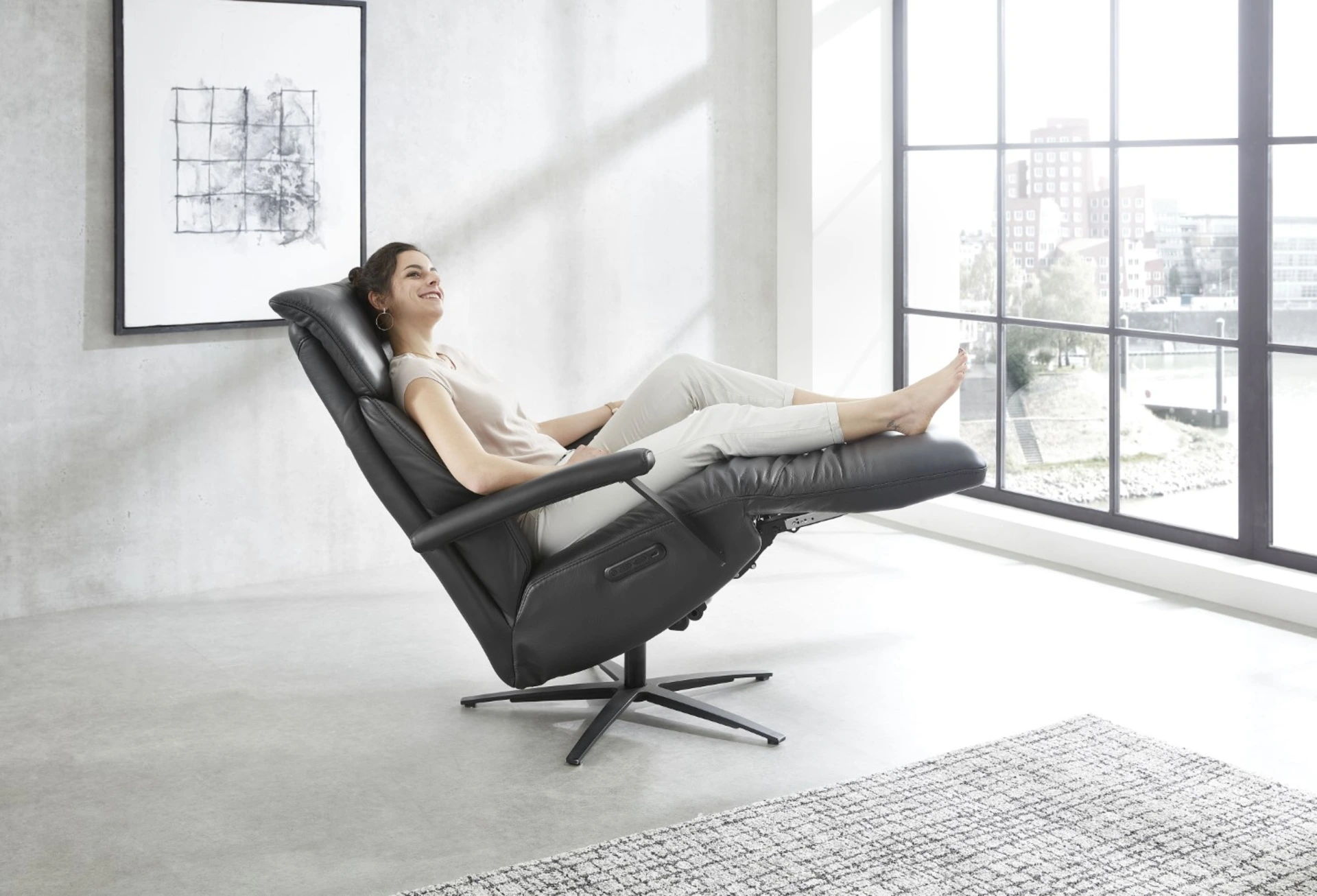 Echt Leder Relaxsessel #341