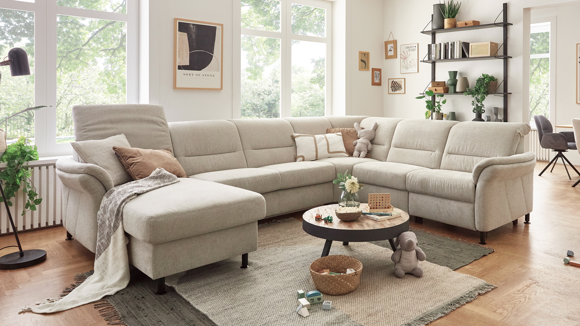 Modulmaster Wohnlandschaft Cosmos High im EcoTouch Stoff Modulmaster Wohnlandschaft Cosmos High im EcoTouch Stoff