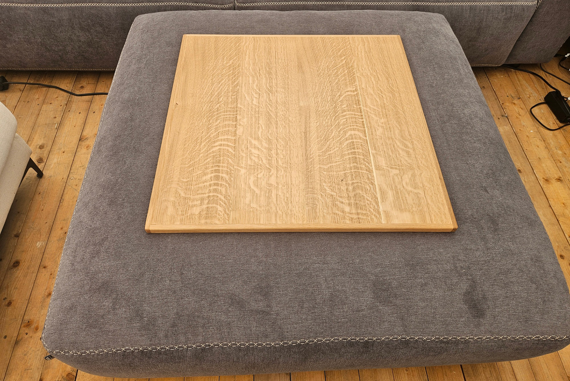 Gallery M Big Sofa Lucia mit Hocker in Stoff -0318006712-34WW-A