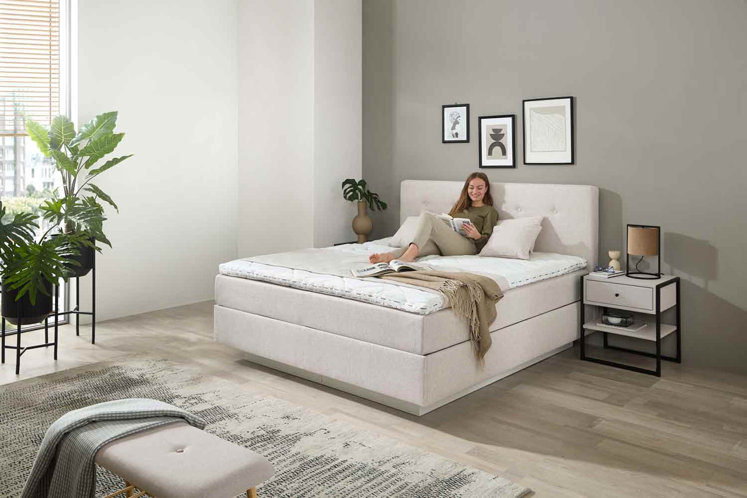 Gausmann Pure Buttom Boxspringbett