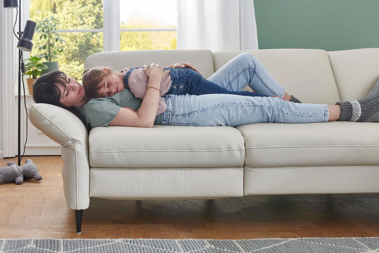 Leder Ecksofa kleine L-Form Leder Ecksofa kleine L-Form