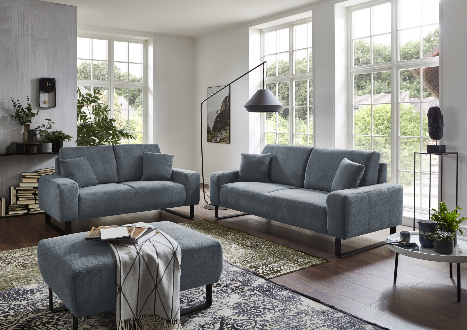 Couchgarnitur Dana in Stoff