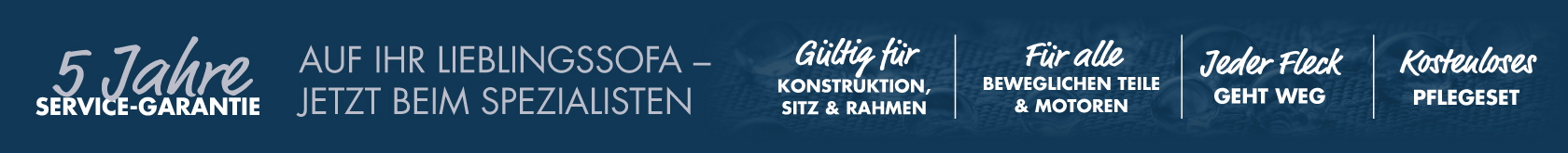 5 Jahre Longlife Garantie
