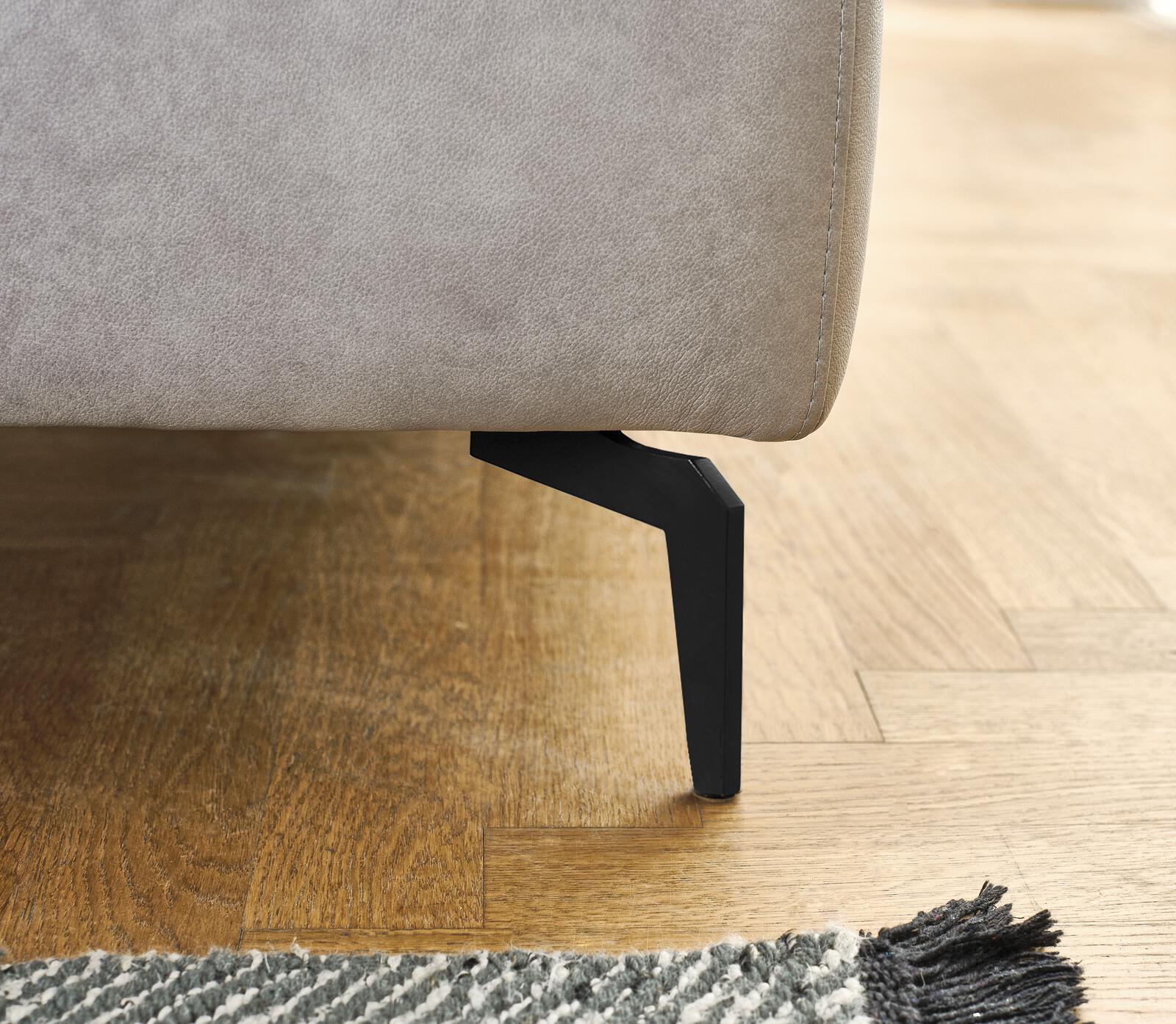 Ecksofa Lavina mit Funktion in Leder
