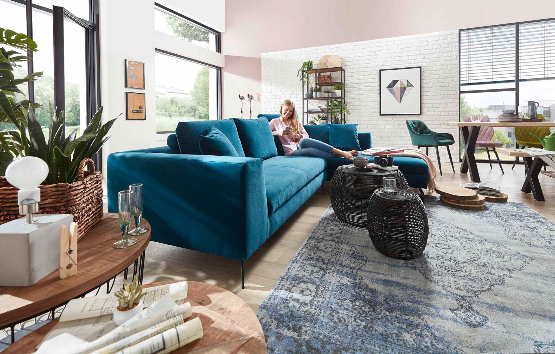 Ecksofa cosyhome living 6000