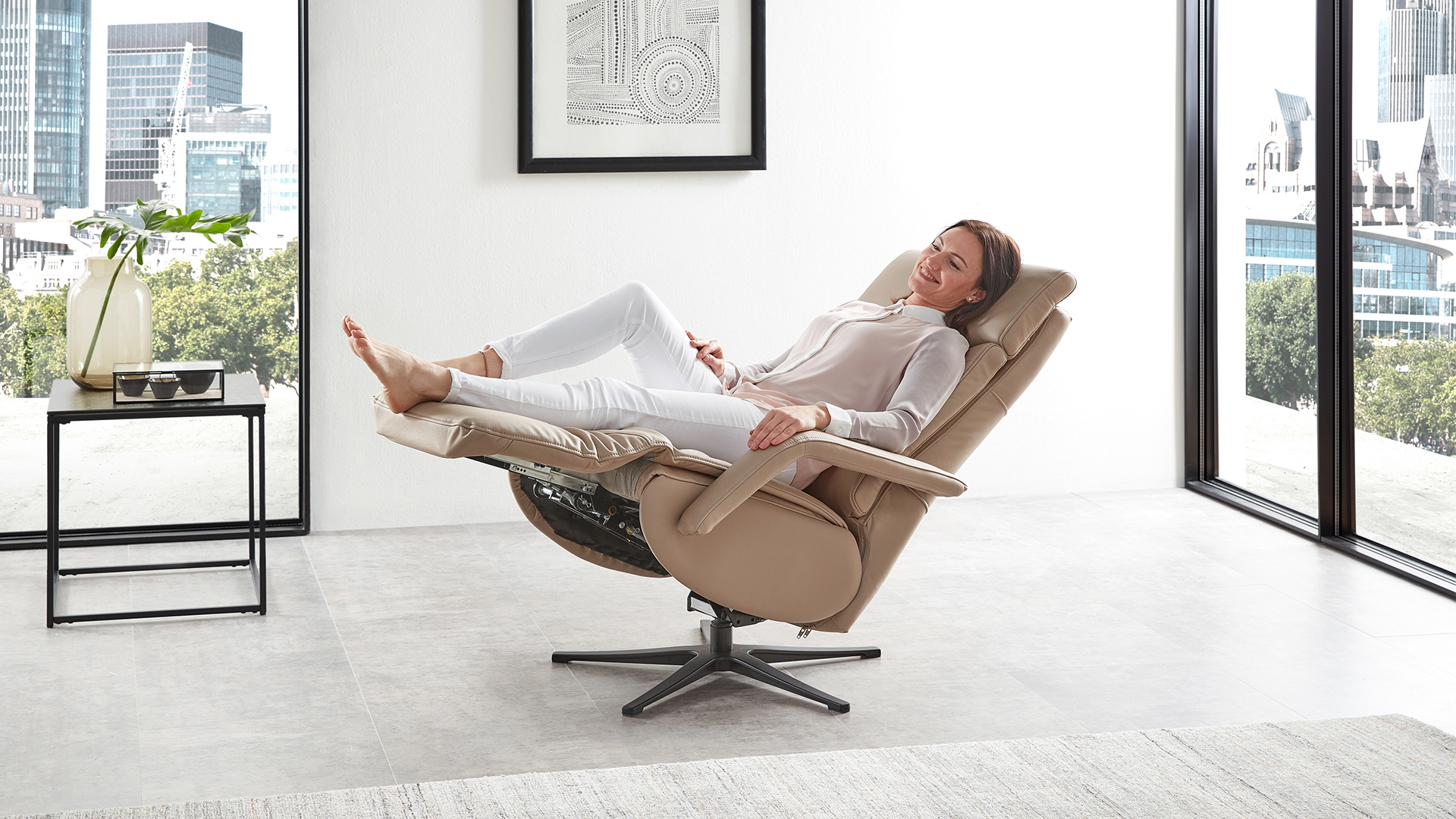 Relaxsessel mit 3-motorischer Relaxfunktion und Herz-Waage-0979004100WW