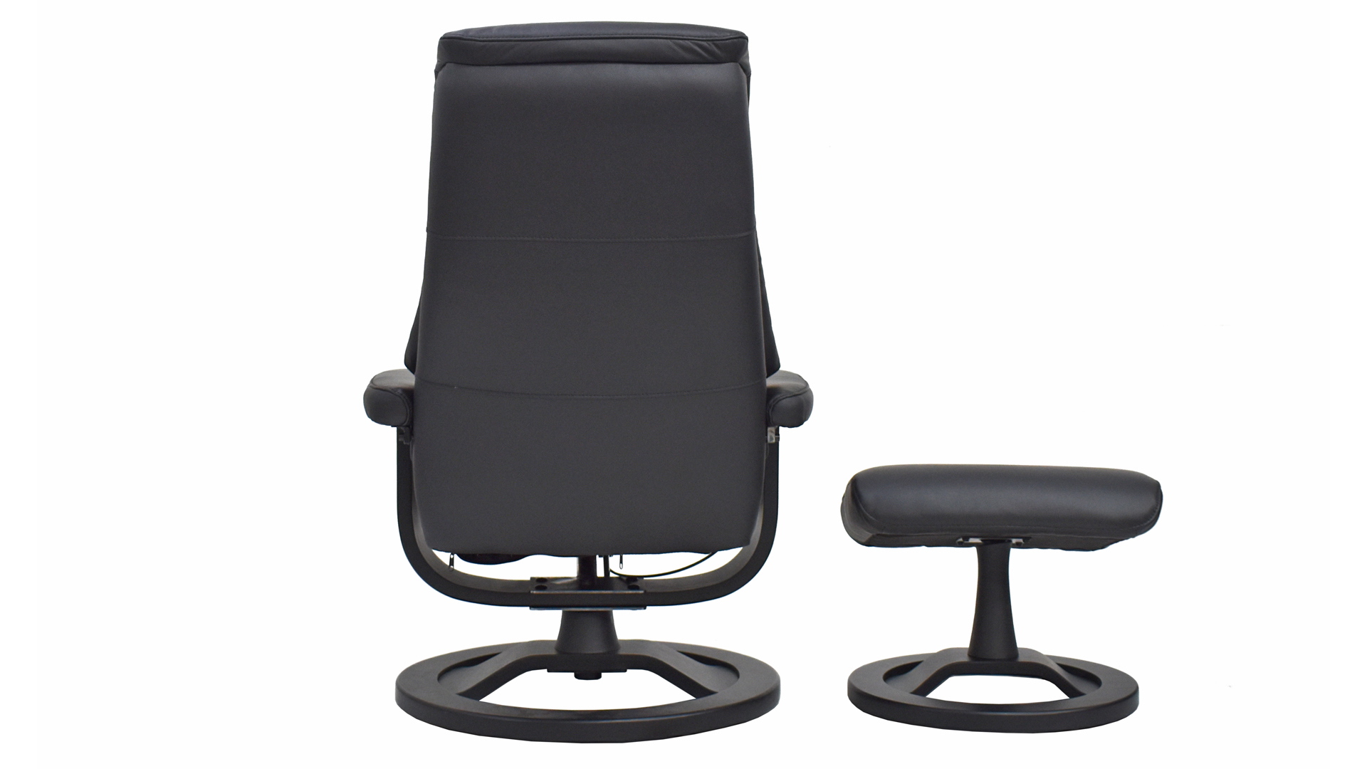 Relaxsessel President mit Hocker in Leder-Lederlook-0979004500WW