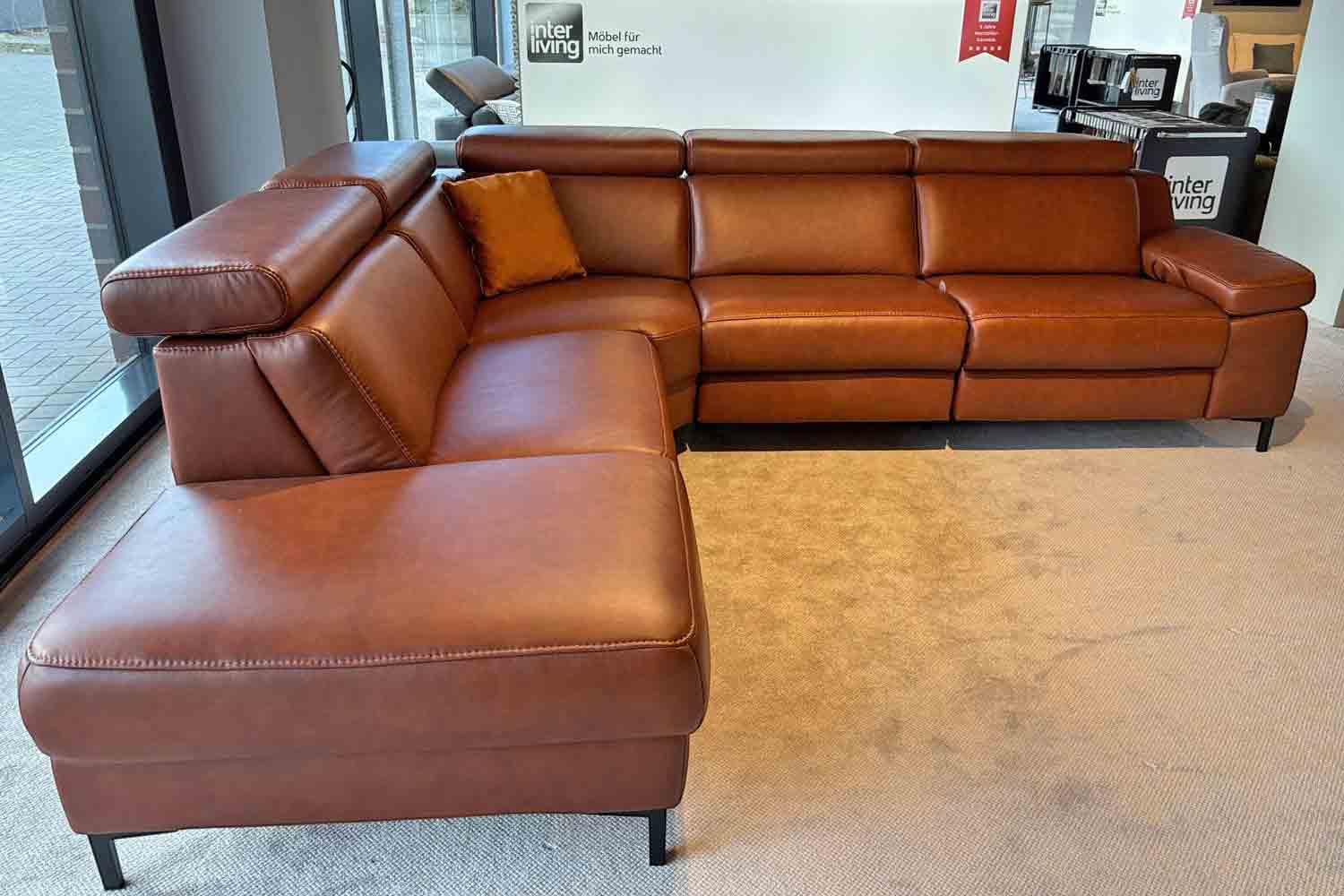 Interliving Ecksofa IL 4060 inkl. motorischer Relaxfunktion in Leder