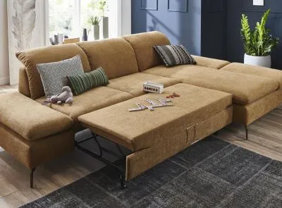 Ecksofa Lavina in Stoff