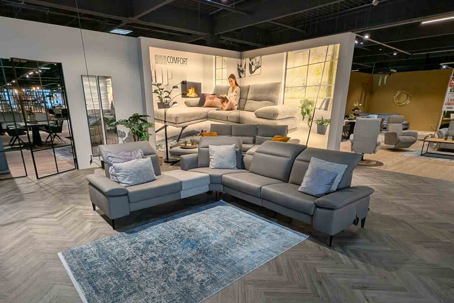 Thomas Brunner Ecksofa Edition No.4 inkl. motorischer Relaxfunktion in Leder