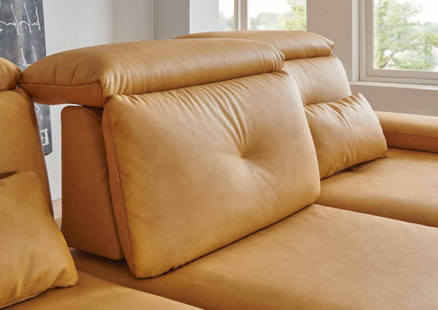 Stoff Ecksofa in L-Form