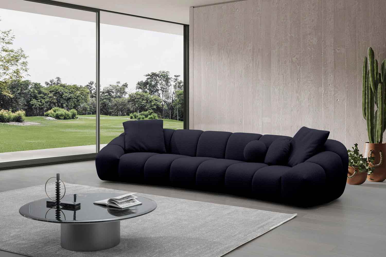 CAMPO DE´FIORI Marcello Designer Rundsofa in Stoff 