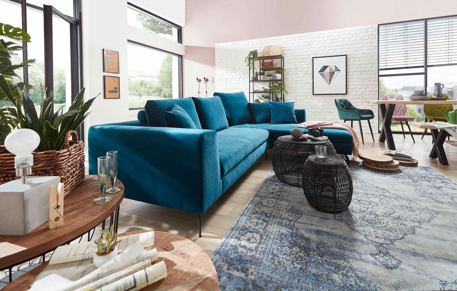 Ecksofa cosyhome living 6000