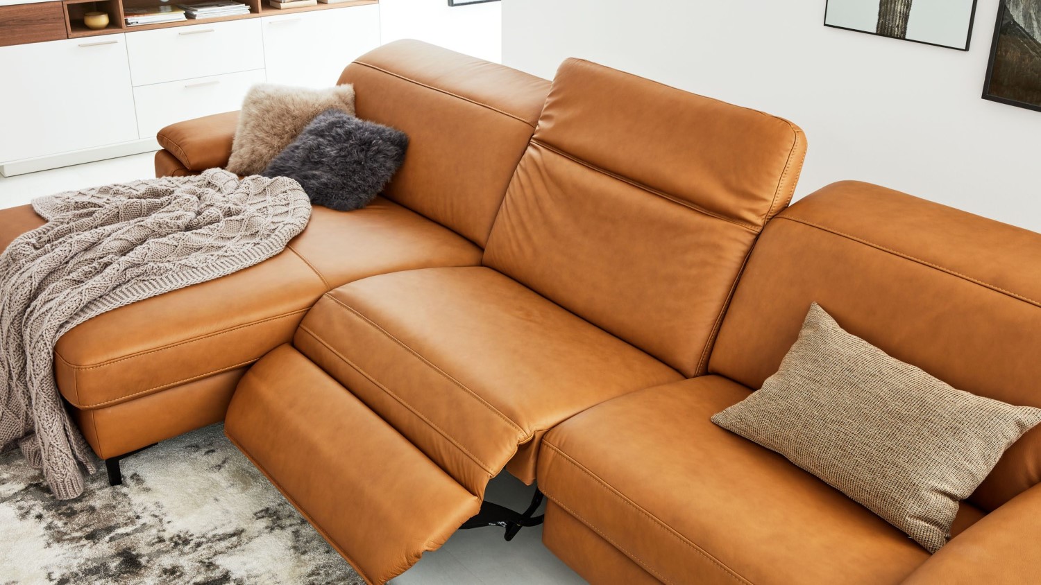 Echt Leder Eckkombination Interliving 4054