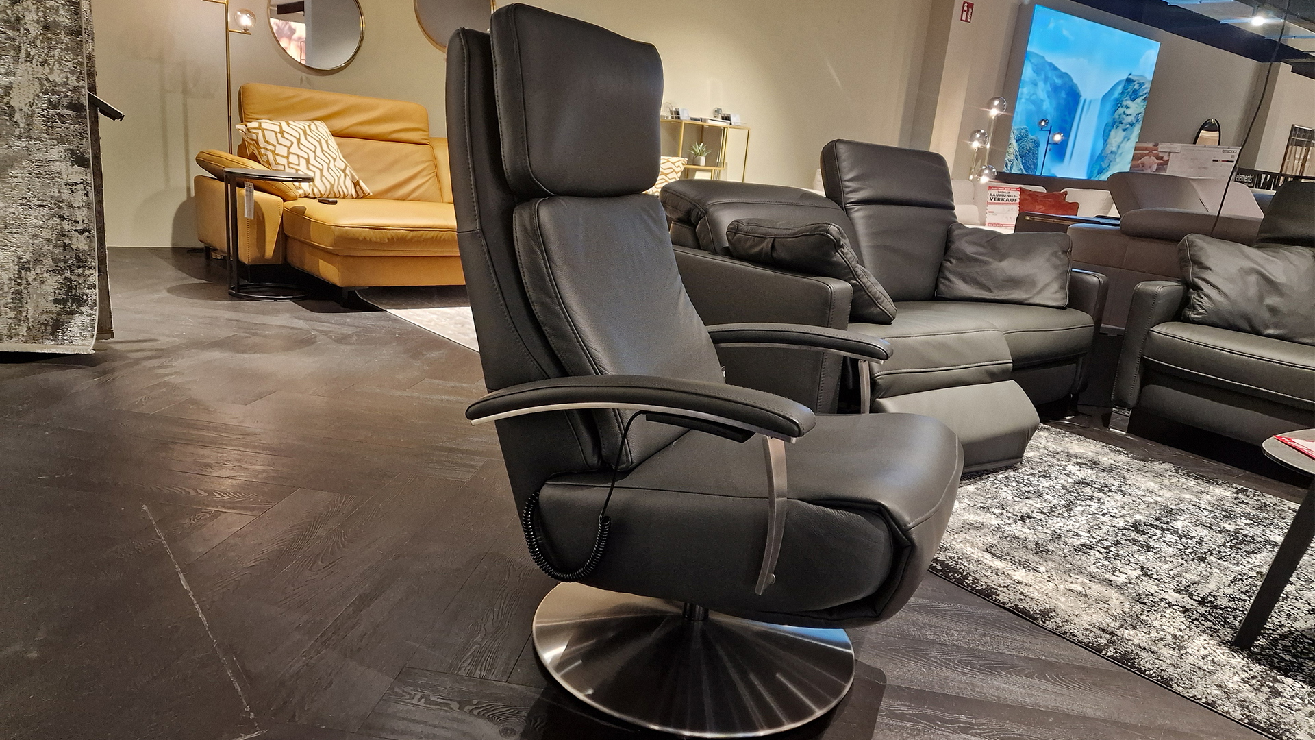 Interliving Sessel IL 4541 inkl. motorischer Relaxfunktion in Leder  -0195001400-36WW-A