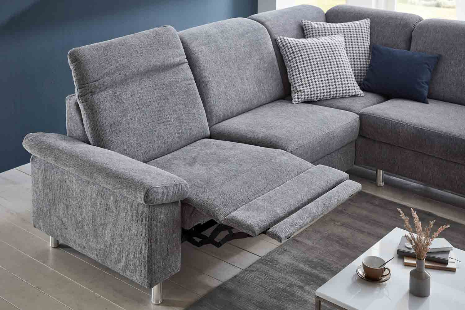 Stoff Ecksofa L-Form 