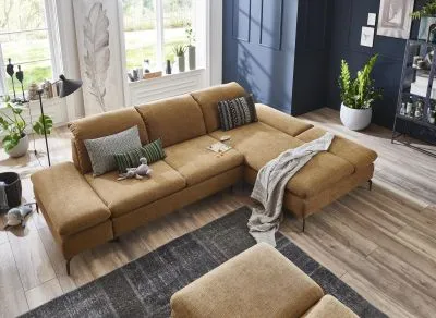 Ecksofa Lavina in Stoff