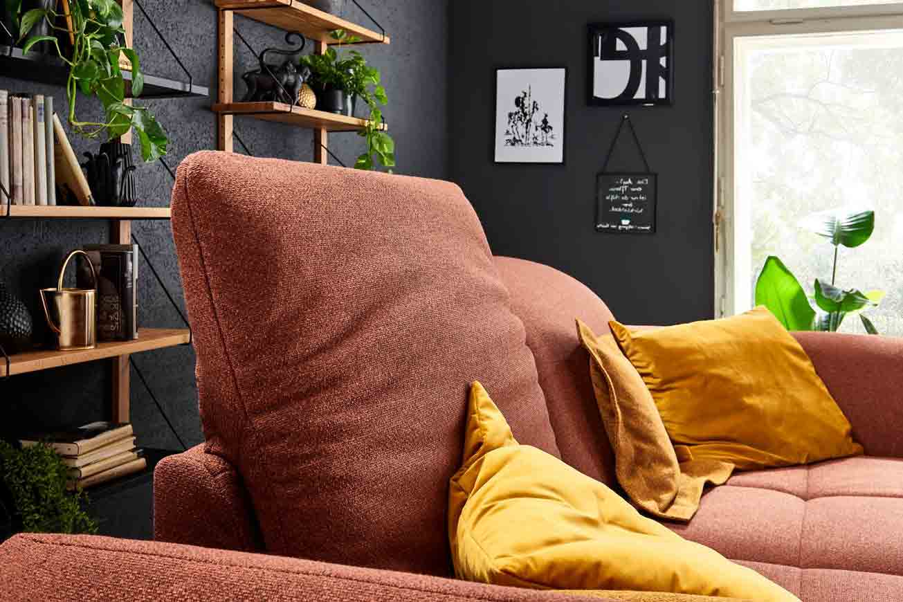 Mega Sofa Dublin mit gesteppter Optik