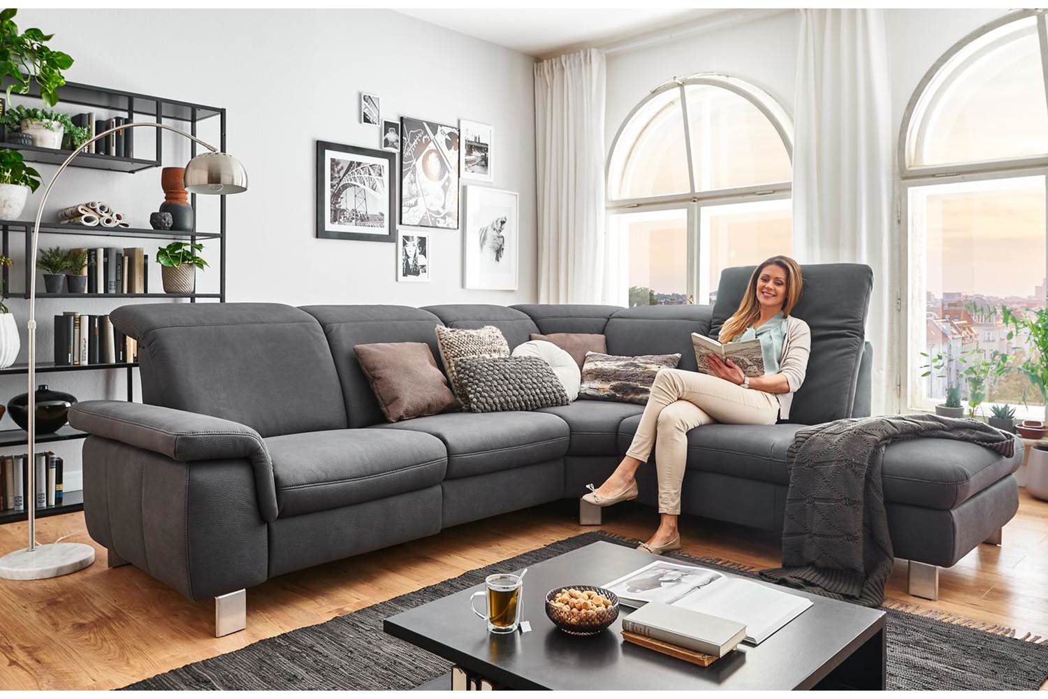 Ecksofa CS 2000 Stoff