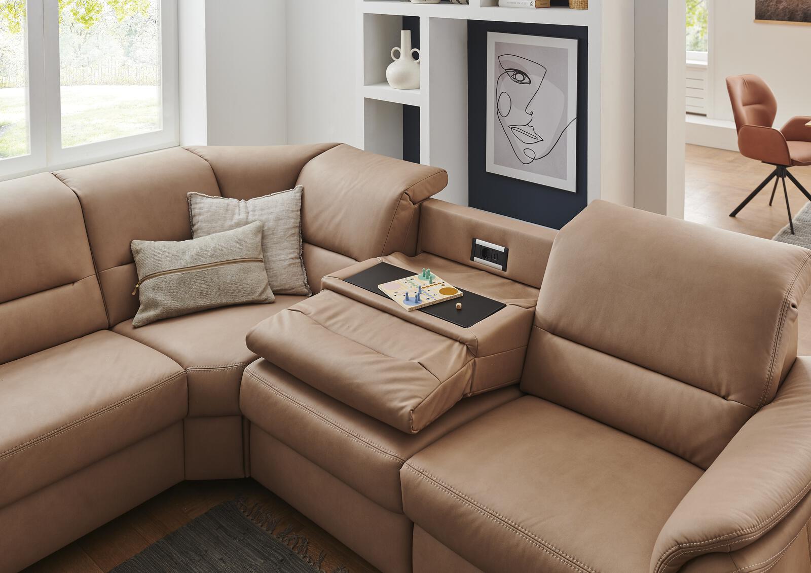 Wohnlandschaft Cosmos High im Smart Touch Stoff