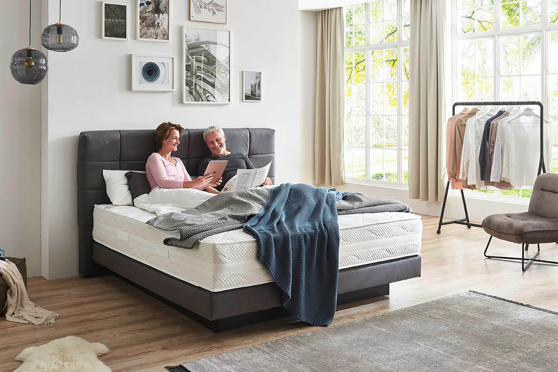 Boxspringbett Planemos Slate
