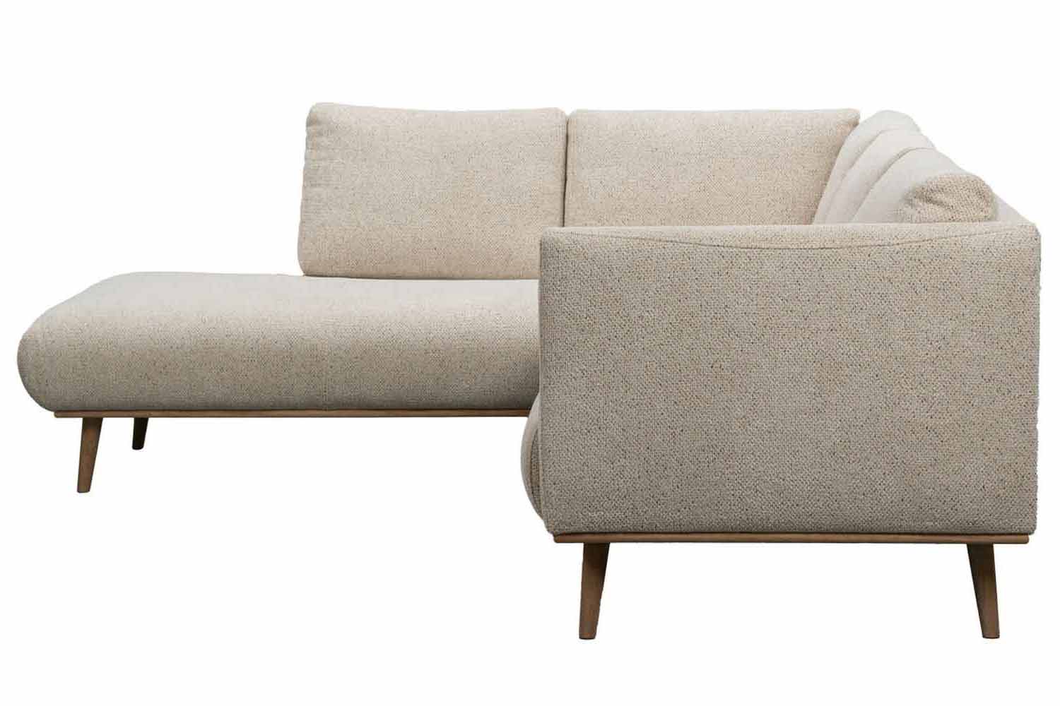 Stoff Ecksofa in trendigen Scandi Style