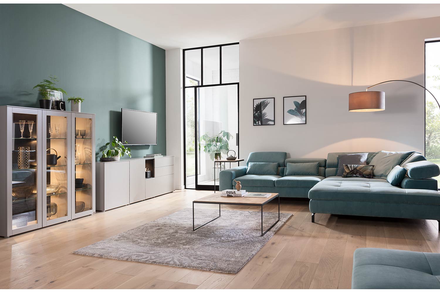 Gallery M Ecksofa FELICIA in Samtstoff