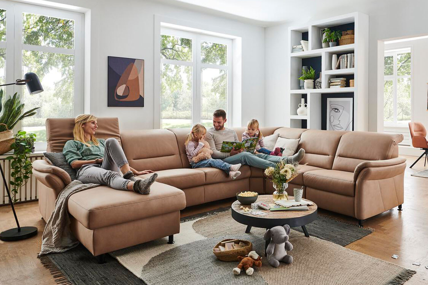 Wohnlandschaft Cosmos High im Smart Touch Stoff